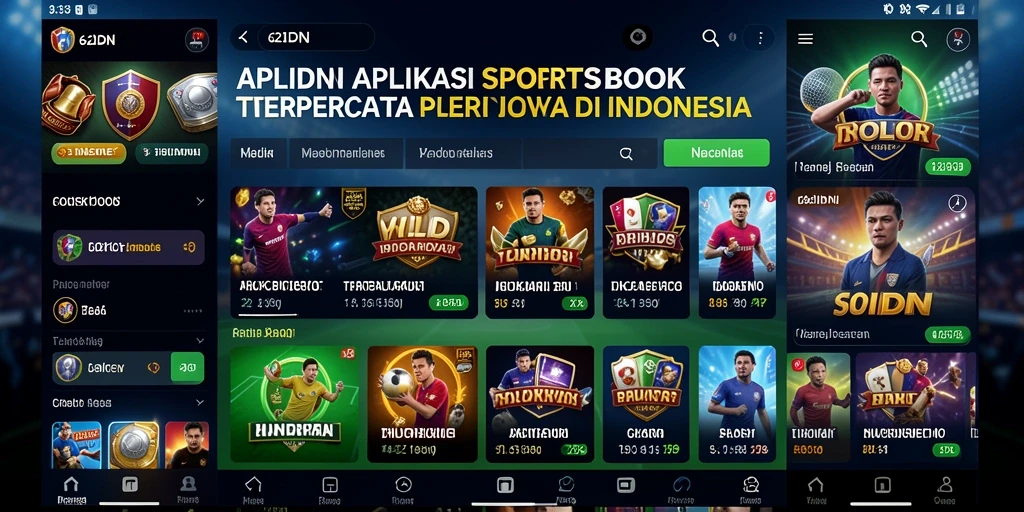 Screenshot gameplay taruhan olahraga di aplikasi 62IDN.