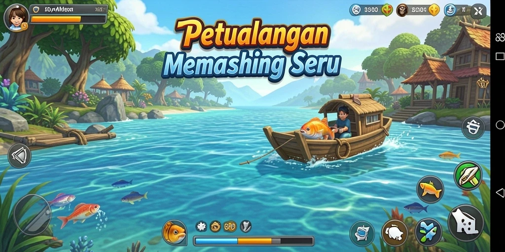 Tangkapan ikan yang mengesankan dalam gameplay 7GAME.