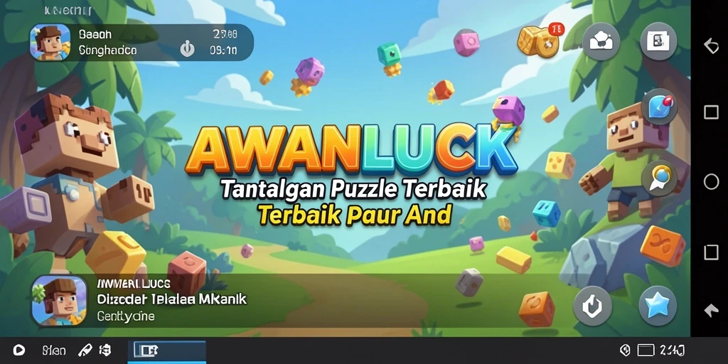 Tampilan screenshot AWANLUCK yang menunjukkan gameplay Puzzle yang seru.