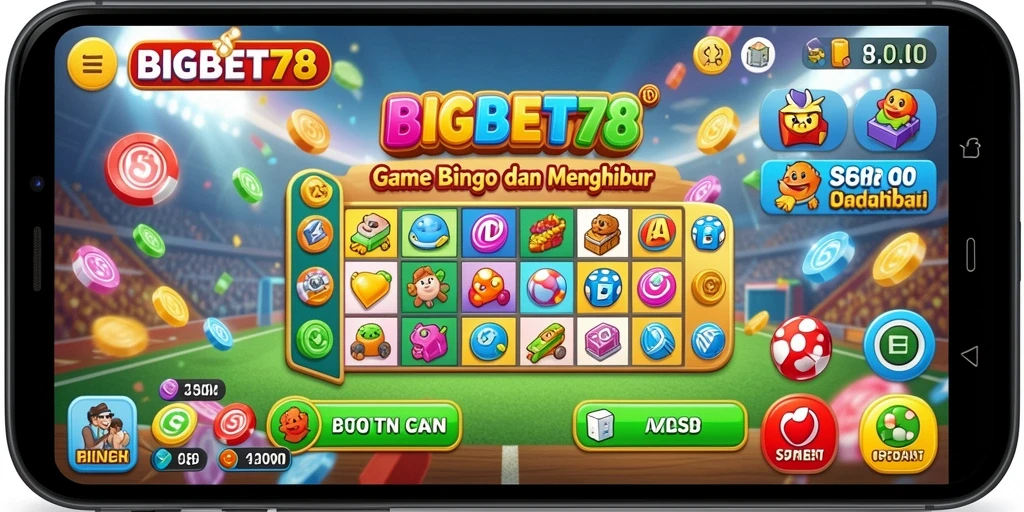 Screenshot permainan Bingo menunjukkan suasana kompetitif yang menyenangkan.