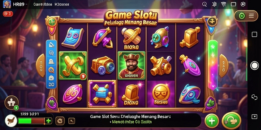 Tampilan menarik dari gameplay slot di HR89.