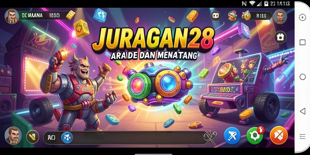 Gameplay JURAGAN28 yang seru dengan grafis menawan.