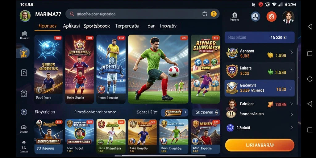 Tampilan menarik dari gameplay Sportsbook MARIMA77.