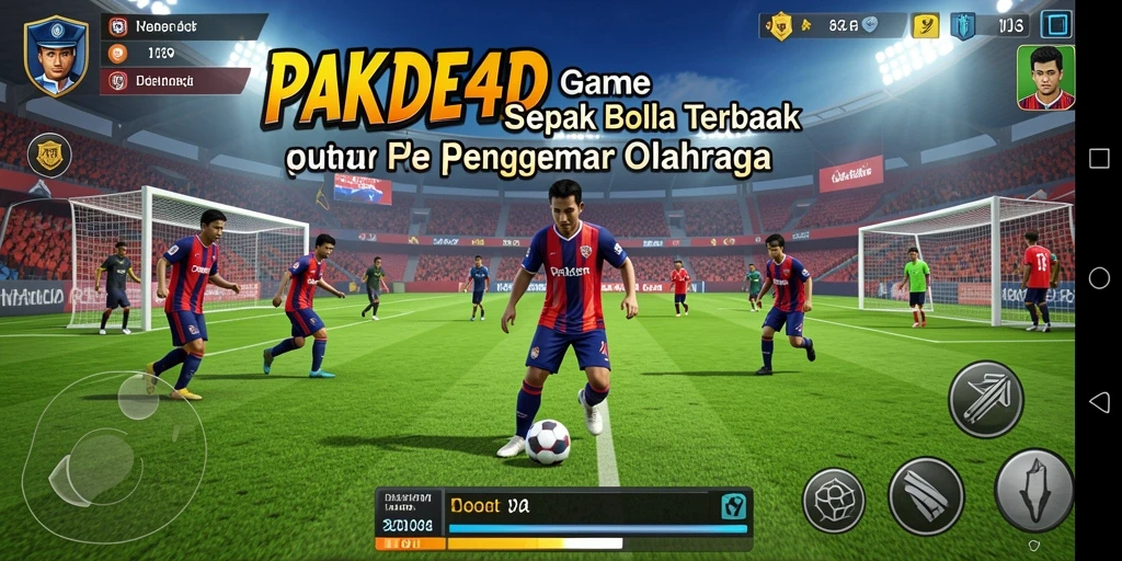 Tampilan gameplay yang seru dan menghibur dalam PAKDE4D.