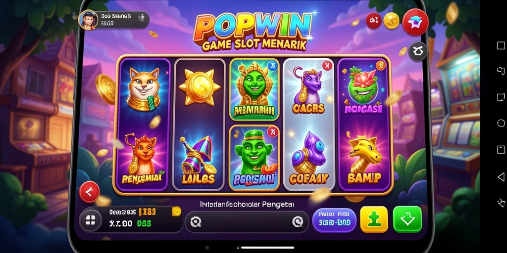 Screenshot gameplay POPWIN yang menampilkan keseruan permainan Slot.