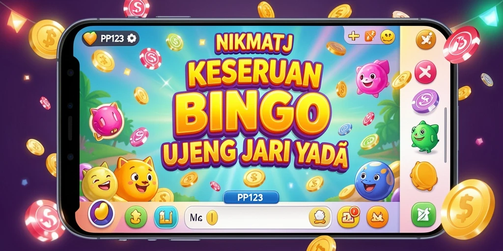 Screenshot gameplay PP123 menunjukkan keseruan bermain Bingo secara langsung.
