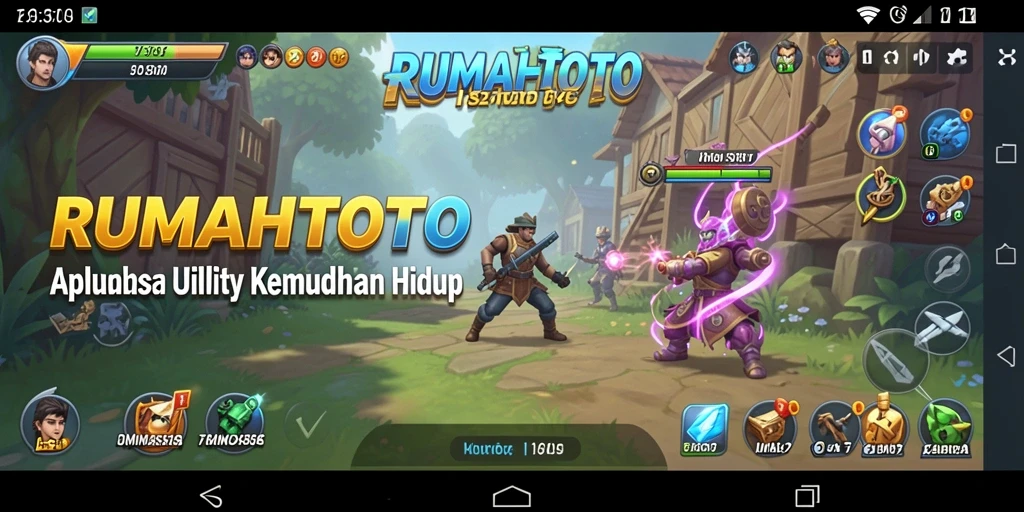 Tampilan antarmuka aplikasi RUMAHTOTO yang user-friendly dan fungsional.