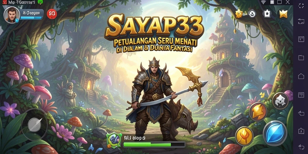 Tampilan screenshot SAYAP33 menunjukkan aksi petualangan yang mendebarkan.