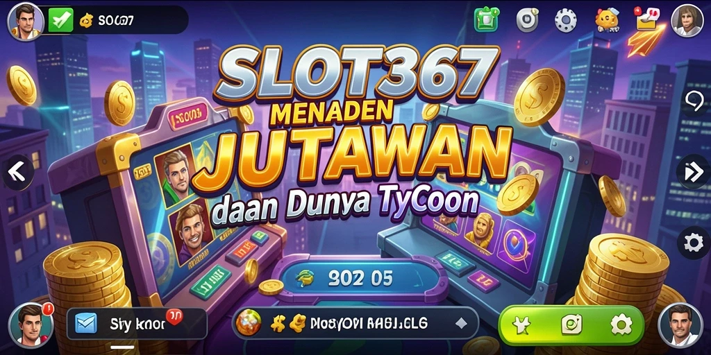 Menampilkan gameplay menarik dalam membangun kerajaan bisnis.