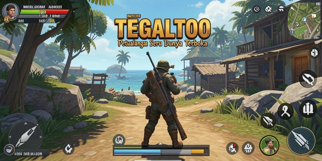 Screenshot TEGALTOTO menampilkan gameplay petualangan seru di dunia terbuka.