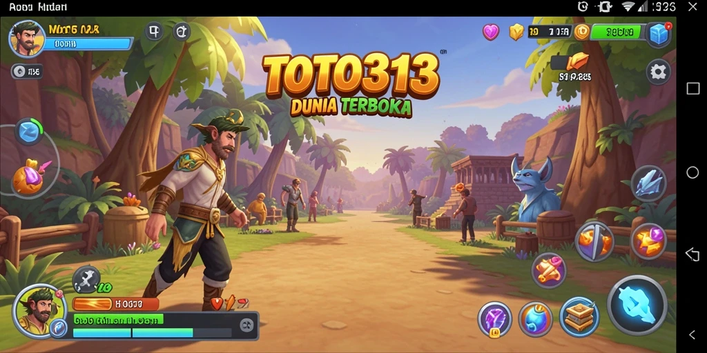 Gameplay Open World TOTO313 yang penuh petualangan.